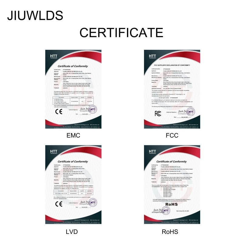 certification of P153 Micro LED screen certification of P153 Micro LED screen