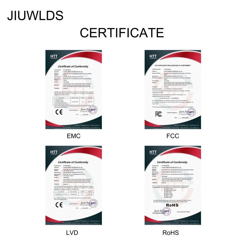certification of Common Cathode Outdoor Aluminium LED Display